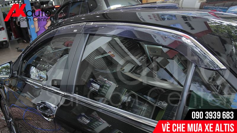 Thiết kế vè che mưa chuẩn theo form xe