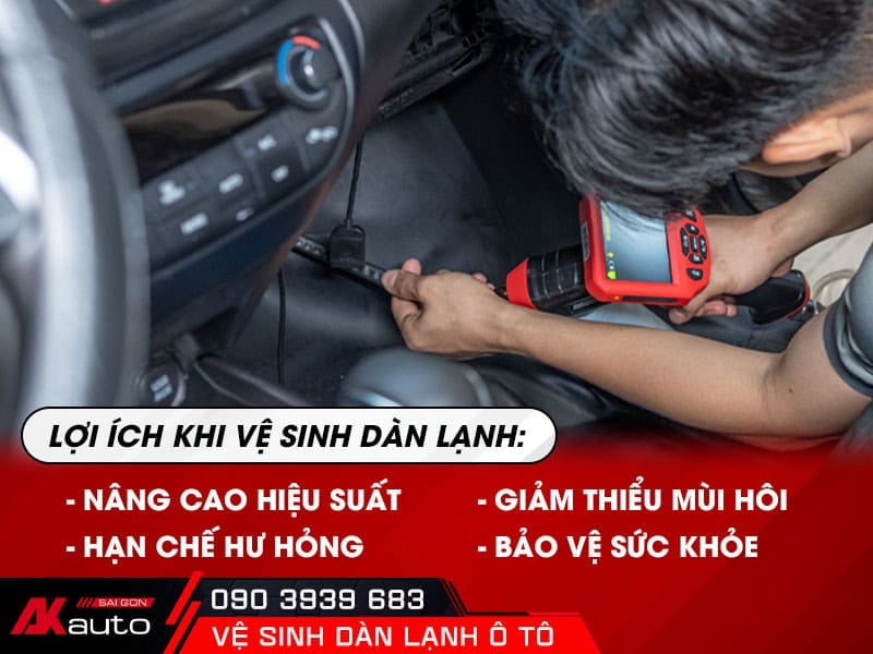 Vệ sinh dàn lạnh ô tô có lợi ích gì?