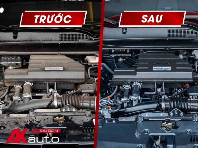 Cách vệ sinh khoang máy ô tô tại nhà Đơn Giản - Chi Tiết nhưng Hiệu Quả cao 8 Kiểm tra lại khoang máy sau khi vệ sinh xong