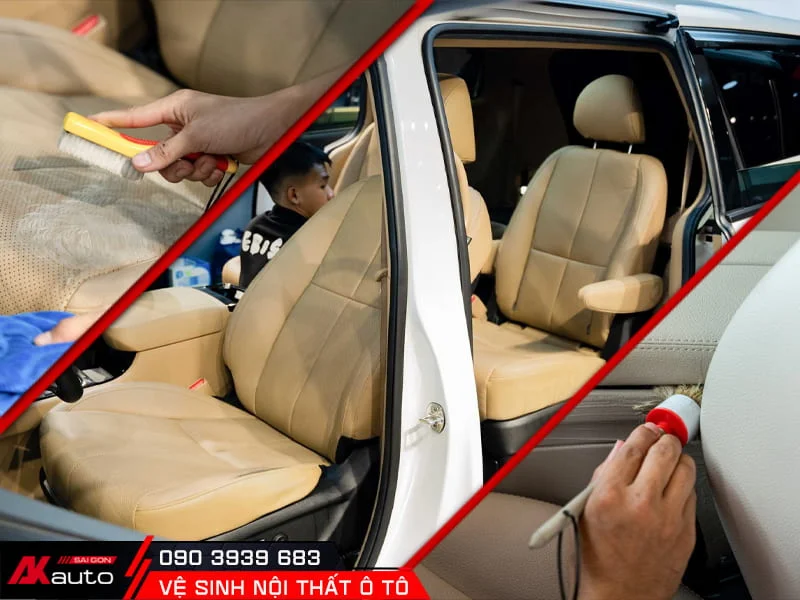 Vệ Sinh Nội Thất Ô Tô tại AKauto