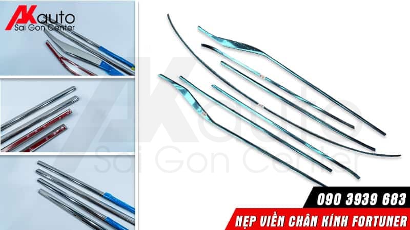vien-chan-kinh-xe-fortuner-ma-crom-1 bộ nẹp chân kính ô tô fortuner