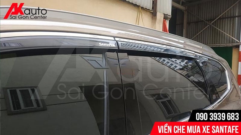 akauto lắp viền che mưa santafe miễn phí