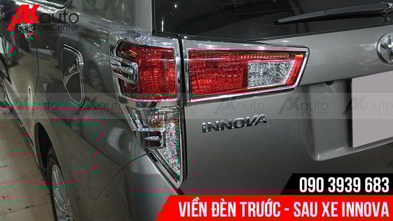 lắp viền đèn sau xe innova cao cấp hcm