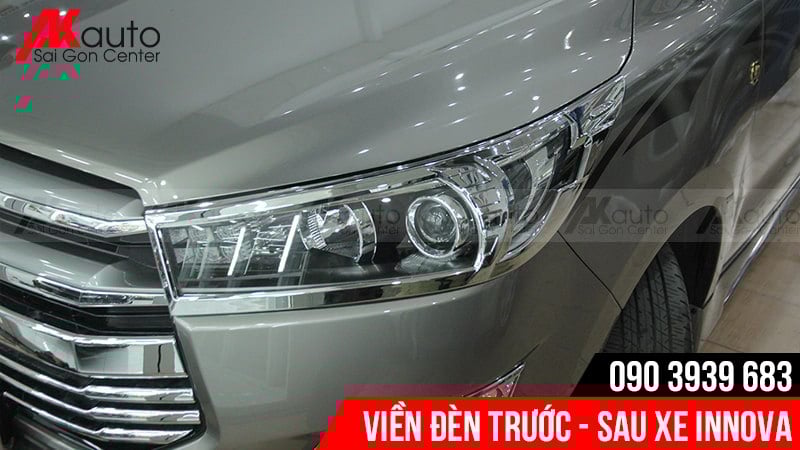 lắp viền đèn xe innova hcm