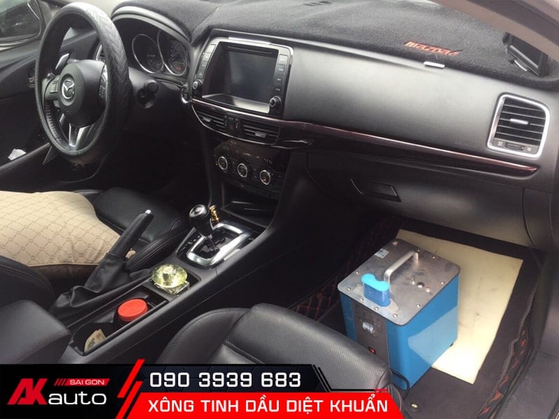 Dịch vụ xông tinh dầu diệt khuẩn tại AKauto