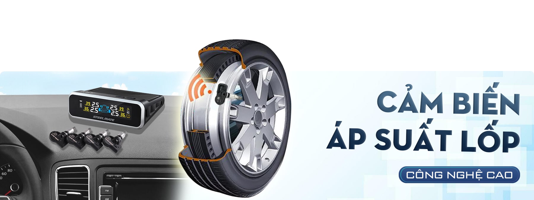 Banner Cảm biến áp suất lốp ô tô trang home - AKauto