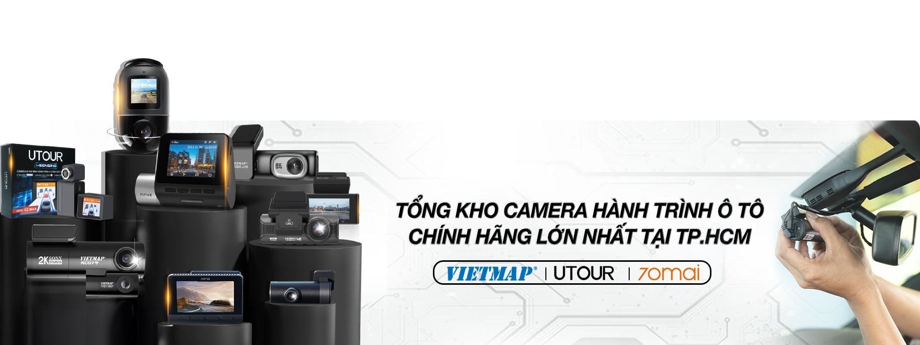 Banner Camera hành trình ô tô trang home - AKauto