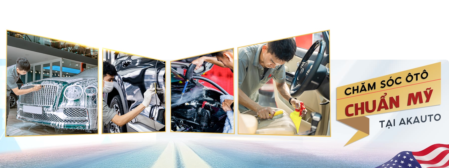 Banner Chăm sóc ô tô trang home - AKauto