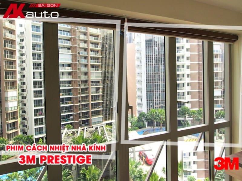 Hình ảnh thực tế khi dán phim cách nhiệt 3M Prestige PR70