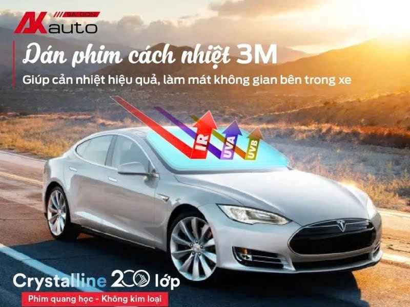 Dòng film chống nóng 3M Crystalline được khách hàng và nhiều chuyên gia đánh giá cao