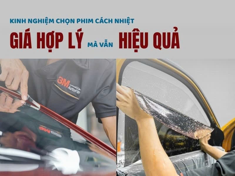 Kinh nghiệm chọn phim cách nhiệt ô tô giá tốt