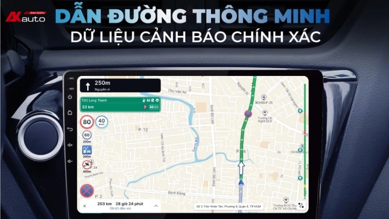 Màn hình Android Teyes CC3L Lite dẫn đường Vietmap Live