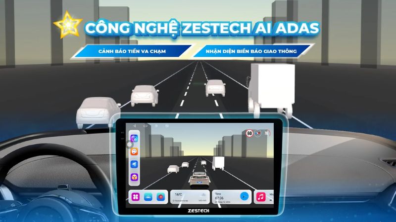 Màn hình Android Zestech ZX ADAS phiên bản cao cấp