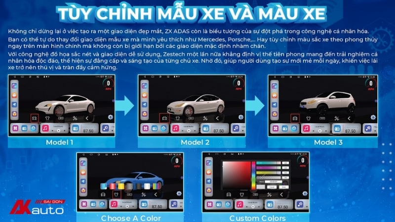 Màn hình Android Zestech ZX ADAS phiên bản giới hạn