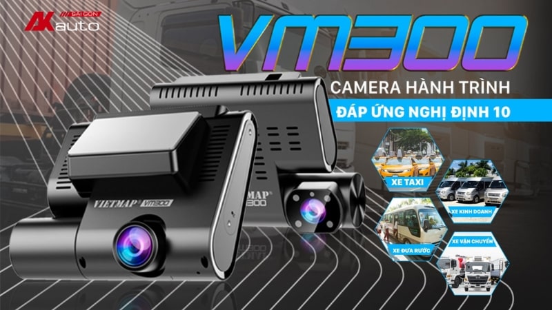 Tổng quan Camera hành trình Vietmap VM300