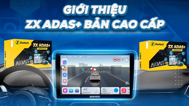 Màn hình Android Zestech ZX ADAS+ phiên bản cao cấp