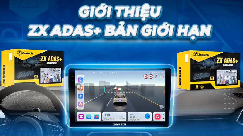 Màn hình Android Zestech ADAS+ phiên bản giới hạn