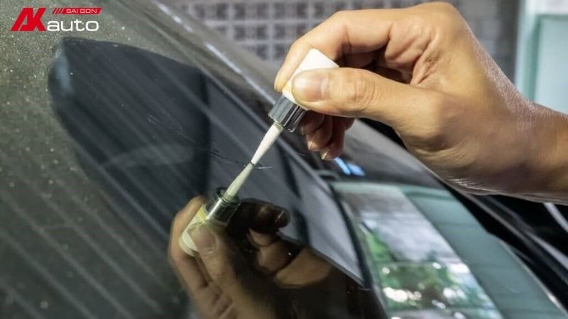 Sử dụng dung dịch làm mờ vết xước