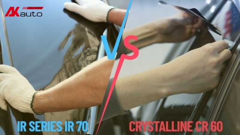 Nhiều khách hàng băn khoăn giữa CR60 và IR 70 cho vị trí kính lái
