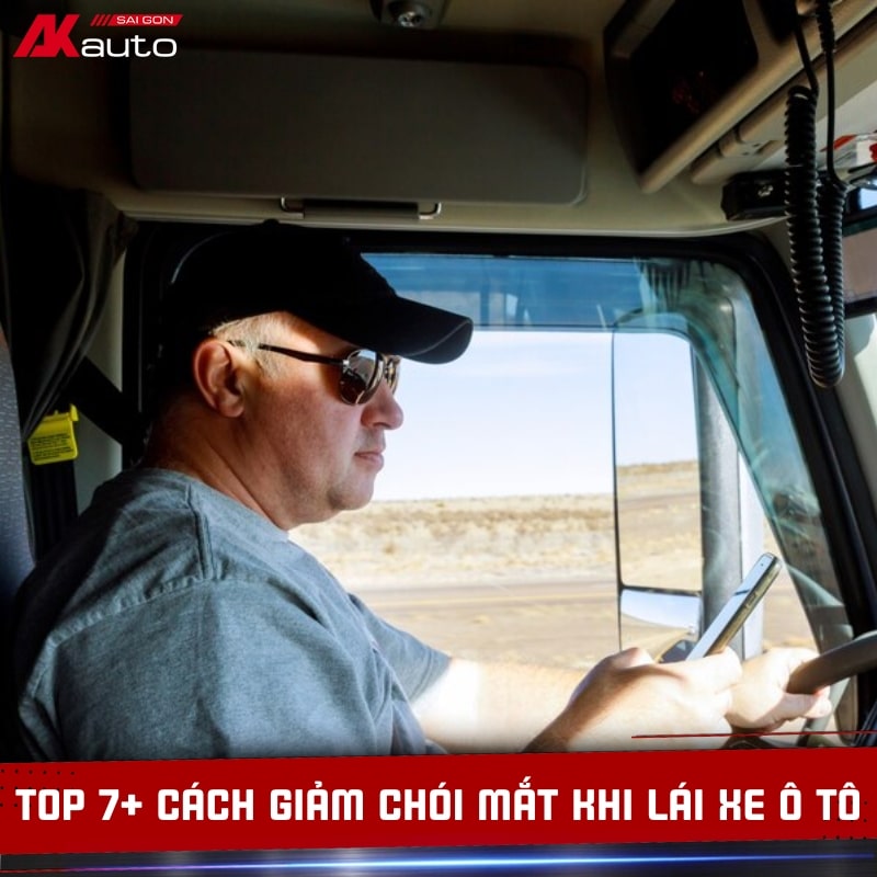 Giảm chói mắt khi lái xe ô tô