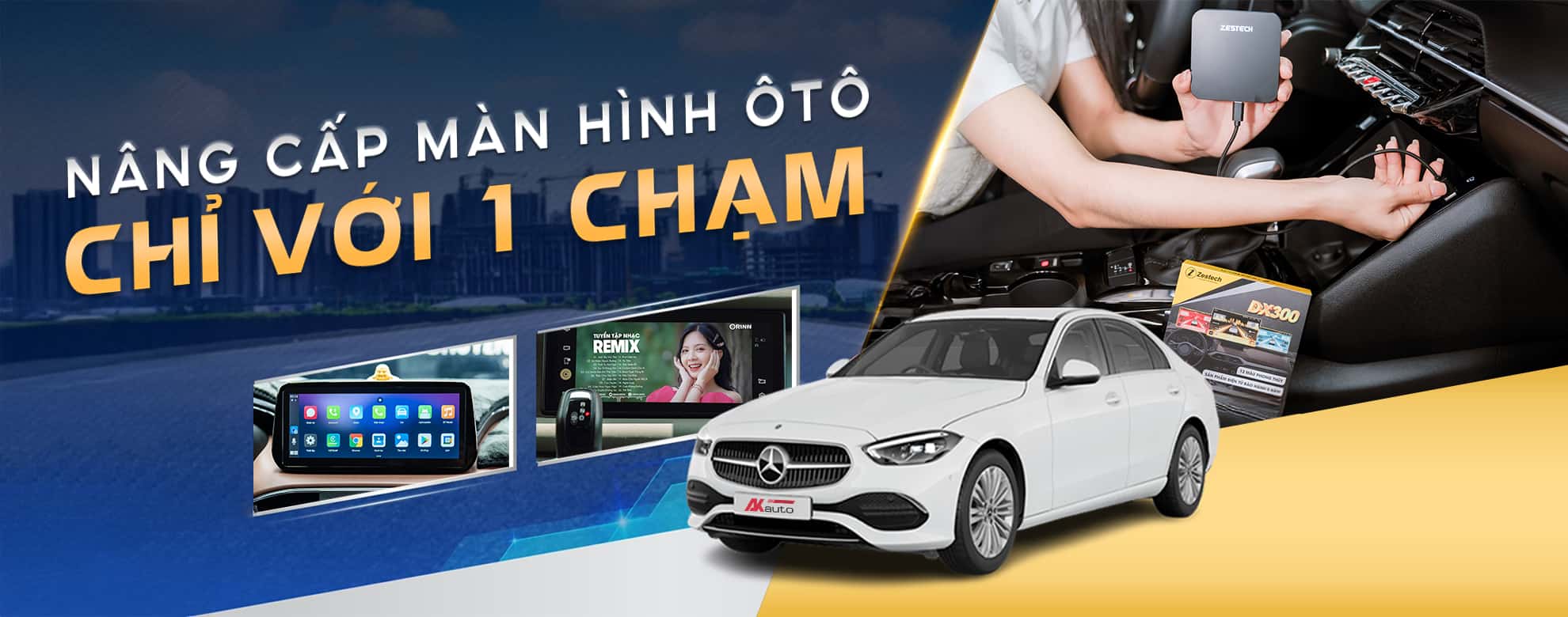 Banner Android Box Cho Ô Tô - AKauto desktop
