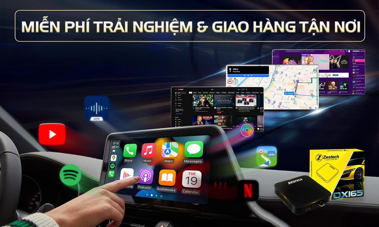 Lắp android box cho ô tô tận nơi AKauto