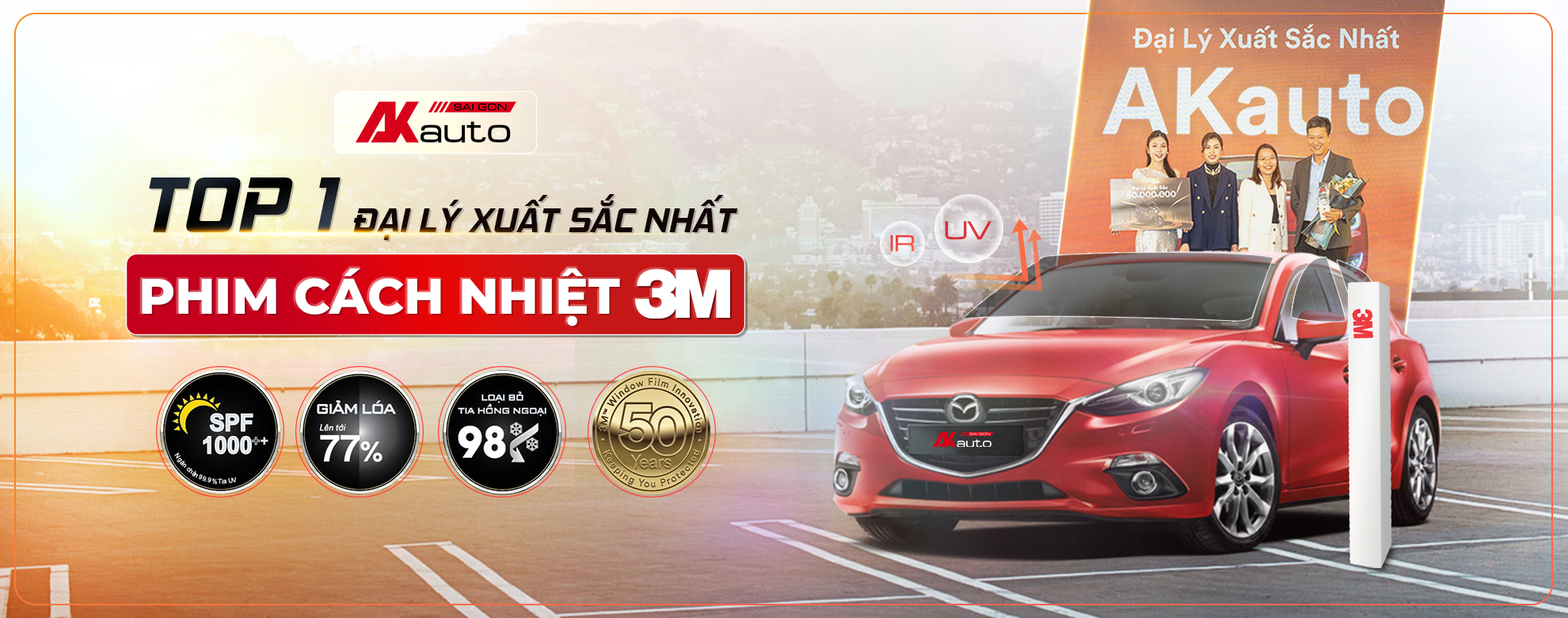 Banner phim cách nhiệt 3M cho desktop