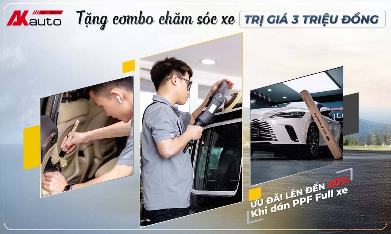 BVanner dán ppf ô tô tặng combo chăm sóc xe - mb