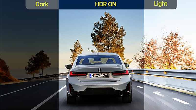 Camera hành trình 70mai A800SE có công nghệ HDR xử lý hình ảnh vượt trội