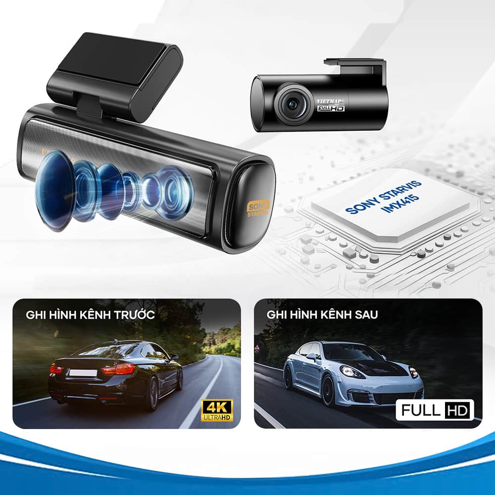 Chất lượng ghi hình camera hành trình Vietmap sắc nét