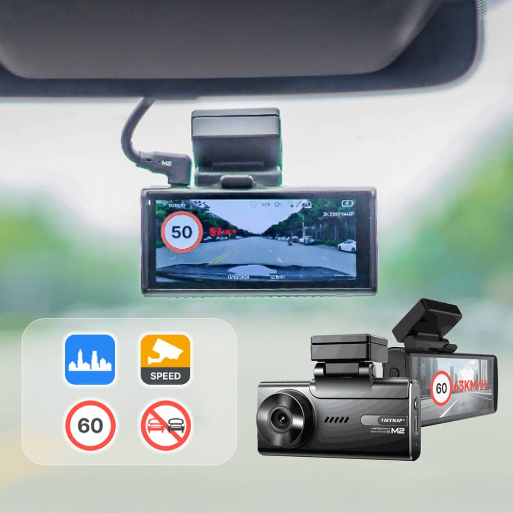 Camera hành trình Vietmap tích hợp phần mềm dẫn đường thông minh