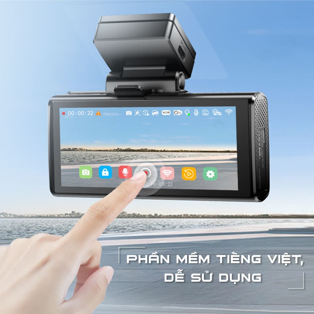 Thiết kế giao diện camera Vietmap thân thiện, dễ dùng