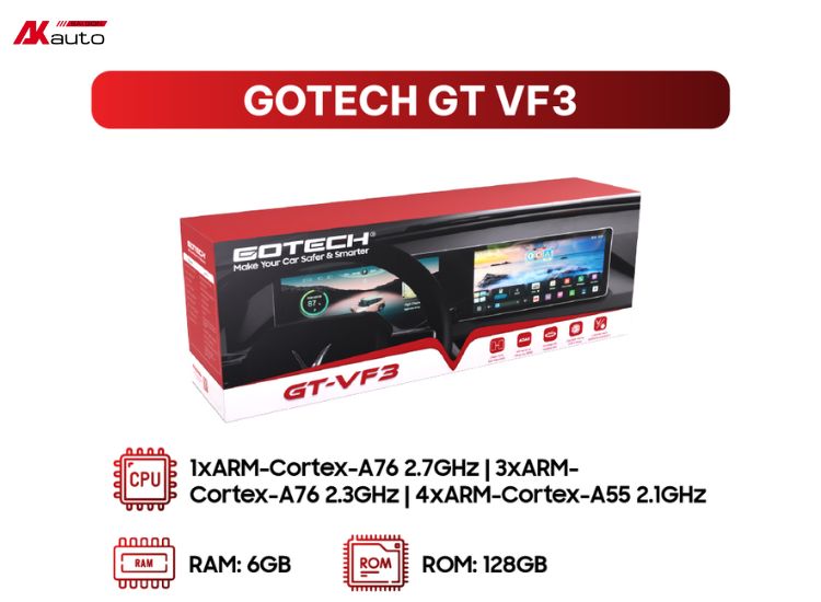 Màn hình ô tô Gotech dành cho xe VF3