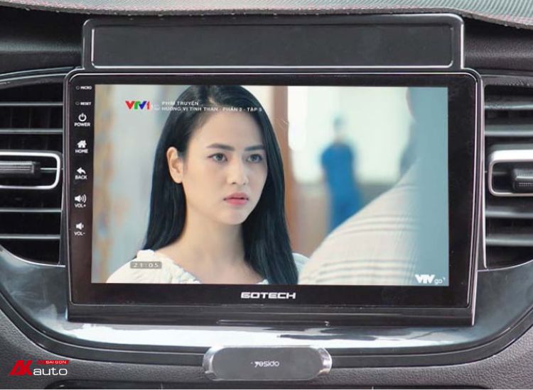 Màn hình ô tô Gotech mang lại không gian giải trí đa phương tiện