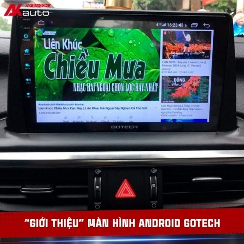Màn hình ô tô Gotech đa năng