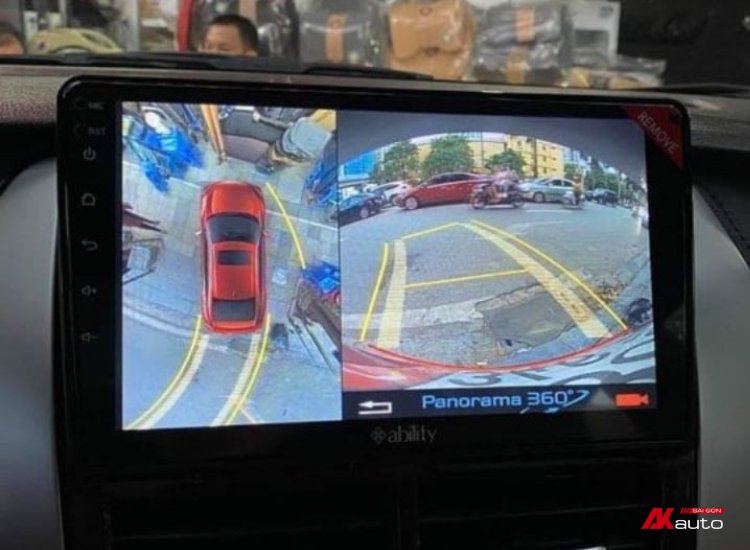 Màn hình ô tô Ability có khả năng kết nối linh hoạt với camera 360