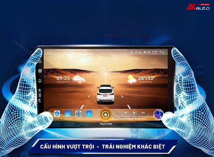Màn hình ô tô TexPad được phân phối chính hãng tại Việt Nam