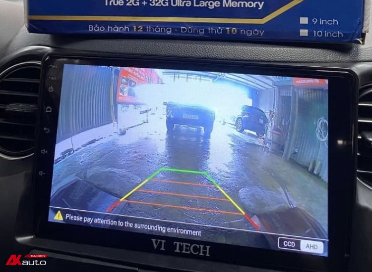 Màn hình ô tô Vitech tích hợp camera 360, hỗ trợ lái xe an toàn