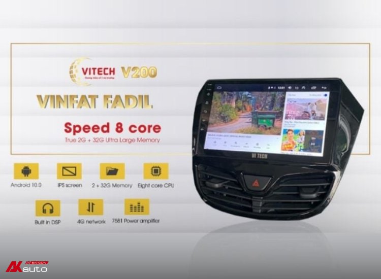Màn hình ô tô Vitech V200