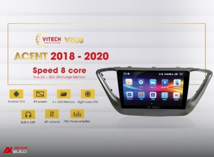 Màn hình ô tô Vitech V500