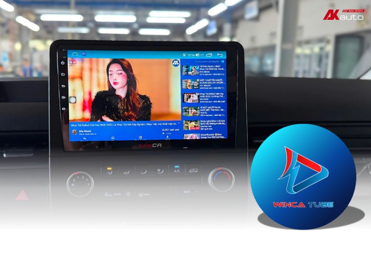 Thương hiệu màn hình ô tô Winca sở hữu tính năng Winca Tube độc quyền
