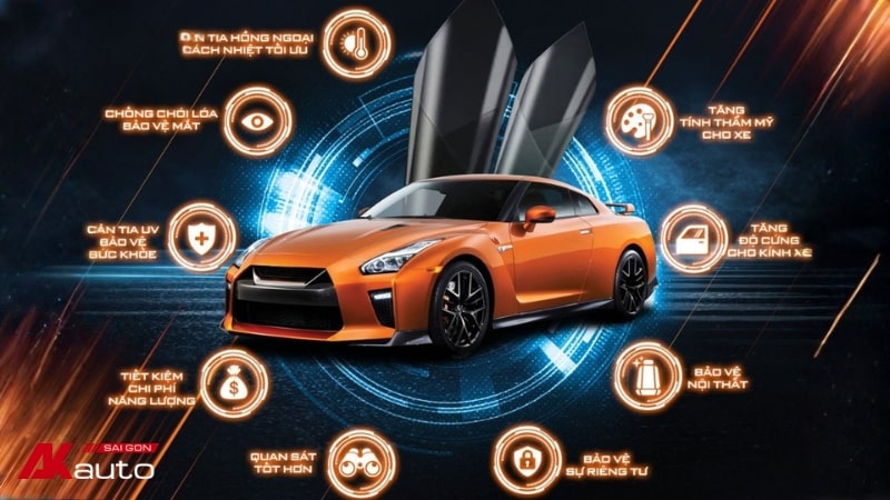 Phim cách nhiệt Ntech chống nống tốt, cản tia UV vượt trội