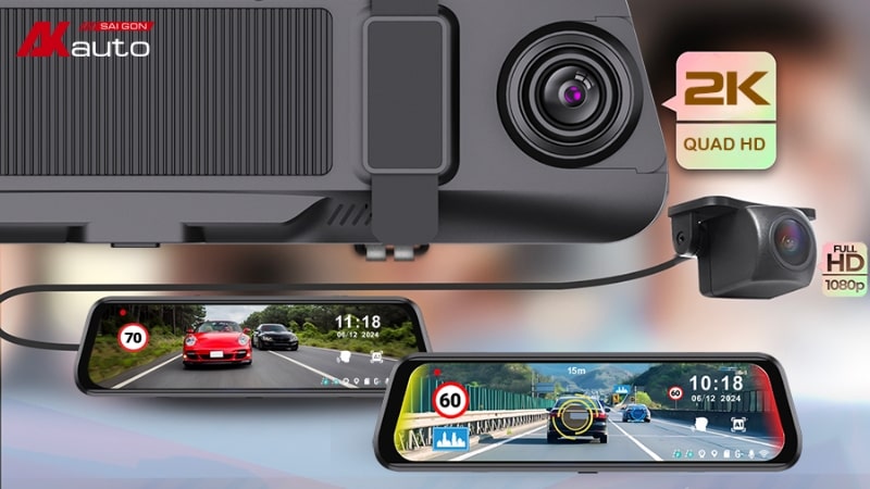 Camera hành trình gương điện tử UTOUR C3M