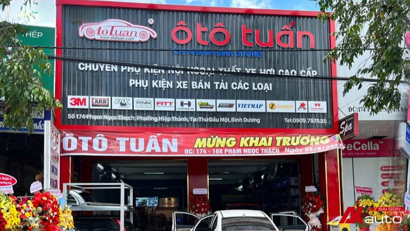 Ô Tô Tuấn chuyên dán phim cách nhiệt 3M chính hãng cho ô tô tại Bình Dương
