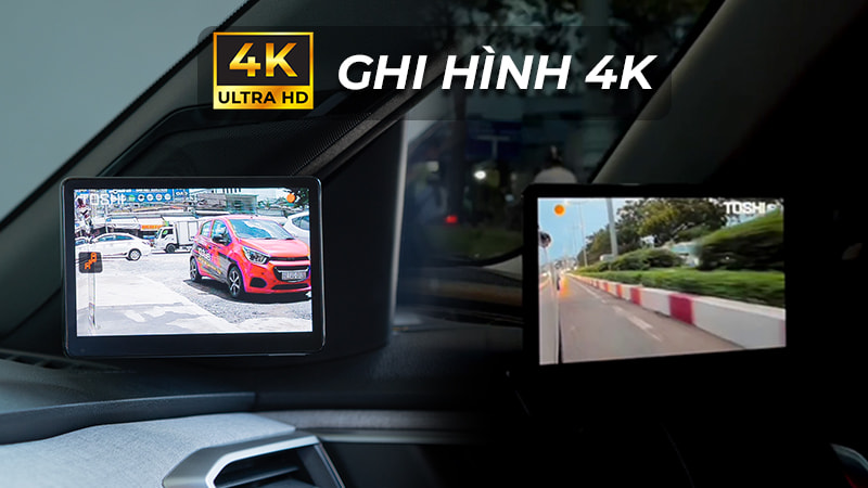 Camera gương Toshi ghi hình sắc nét chuẩn 4K