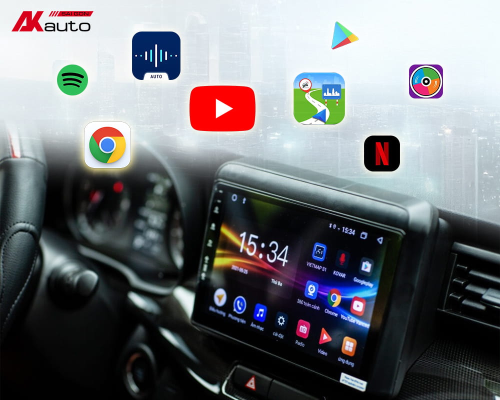 Màn hình android cho phép người dùng giải trí không giới hạn