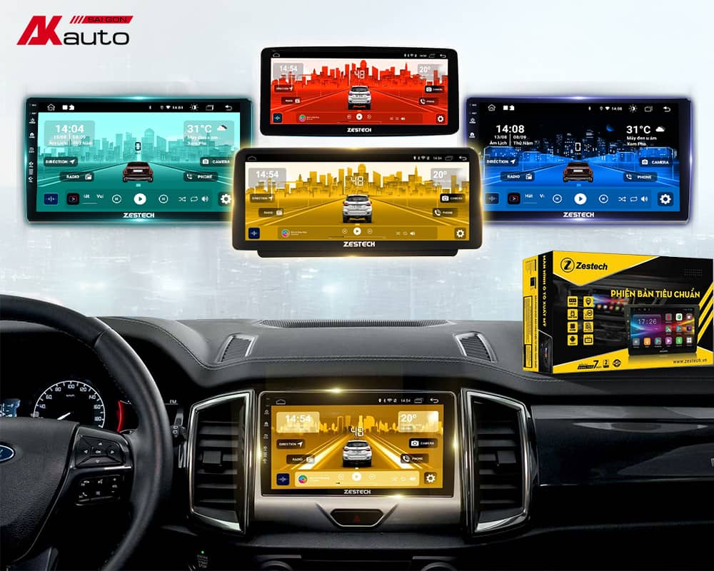 Màn hình ô tô Zestech đa dạng mẫu mã