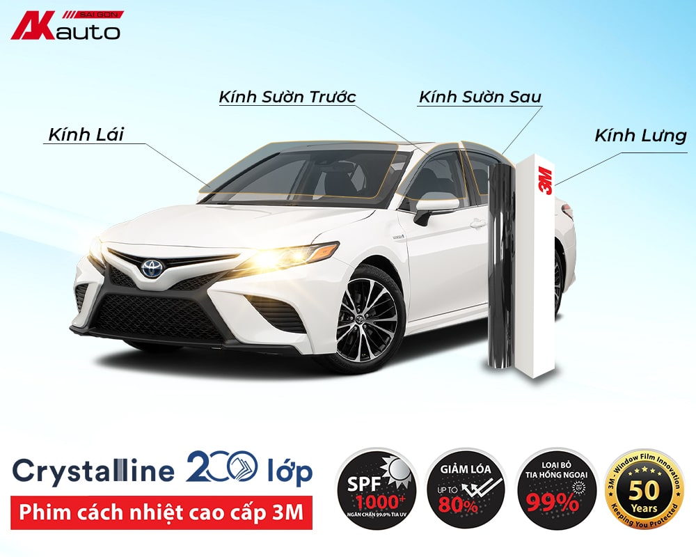 Phim cách nhiệt 3M là lựa chọn hàng đầu do chuyên gia khuyên dùng