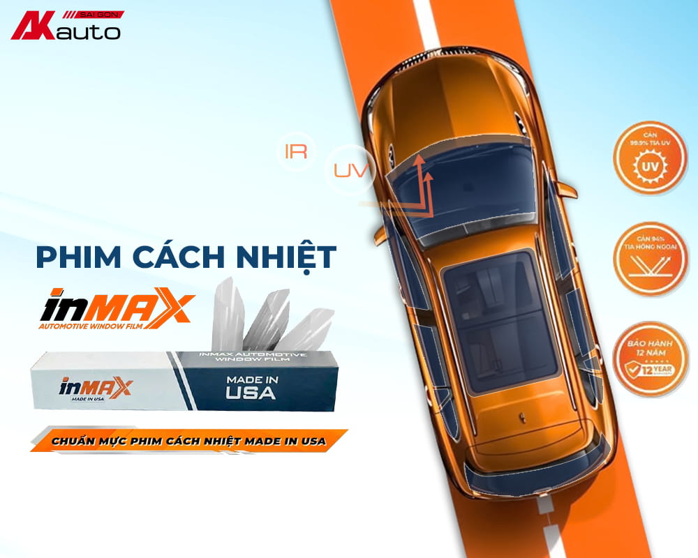 Phim cách nhiệt Inmax được nhiều anh em chủ xe ưa chuộng