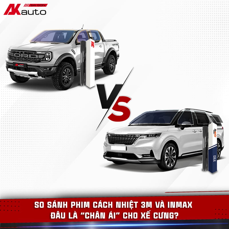 So sánh phim cách nhiệt 3M và Inmax